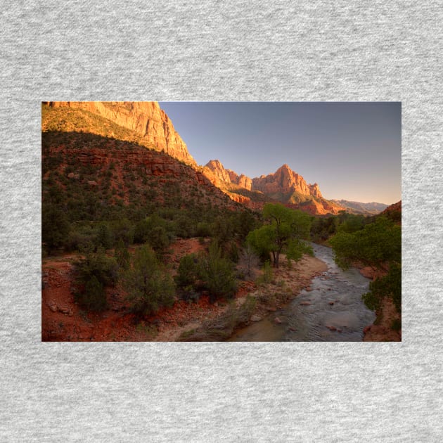 Early Morning Hike At Zion National Park © by PrinceJohn